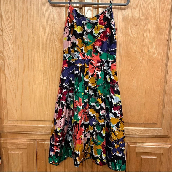J Crew Colorful Silk Dress - Picture 2 of 13